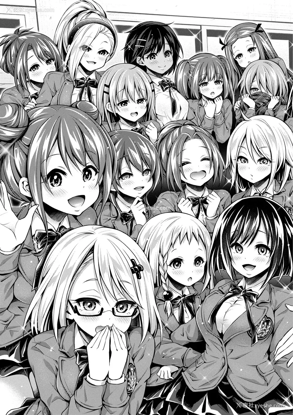 182P - [ハチゴ] ハーレム女学院♡体験入学 [中国翻訳] [无修正]