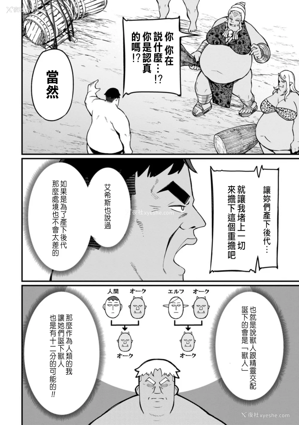 138P - [灰刃ねむみ] ハーレム王の异世界プレス漫游记 ～最强无双のおじさんはあらゆる种族を嫁にする～ 1 [中国翻訳]