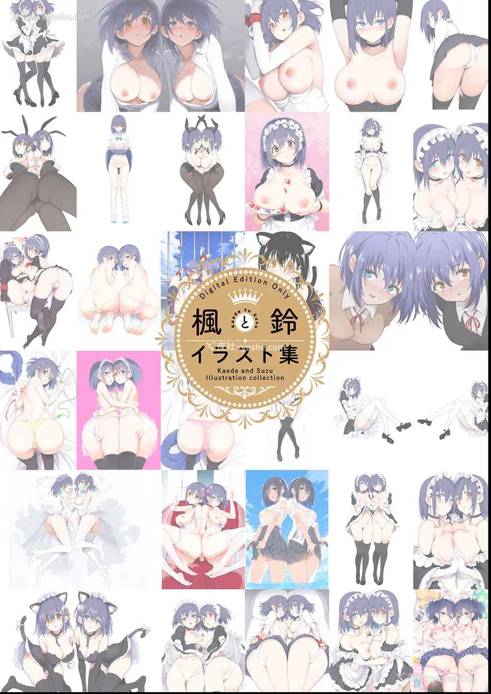 235P - [きょくちょ] 枫と铃 枫と铃イラスト集 [中文] [无修正] [DL版]