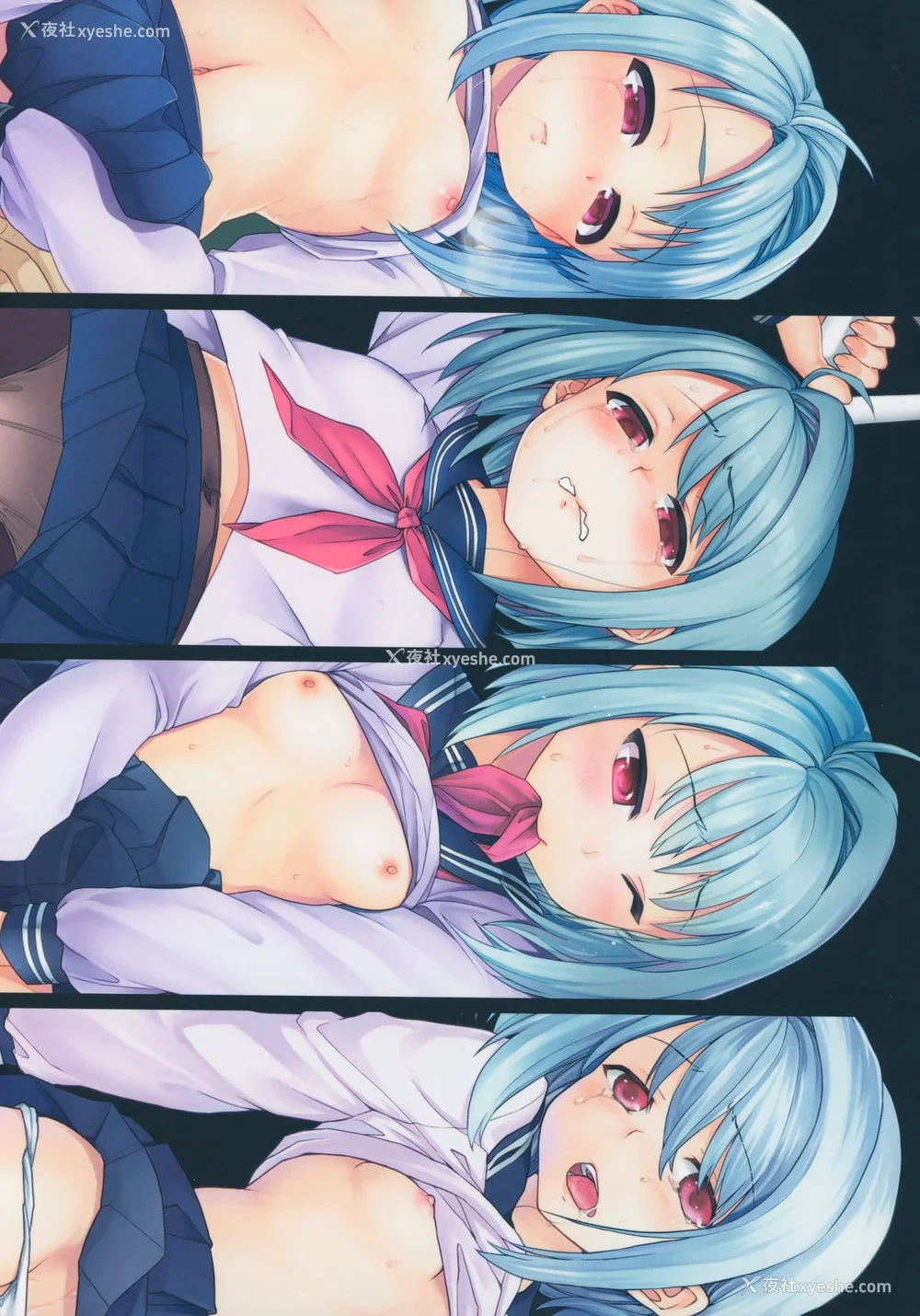 180P - [F宅 (安间)] 无口少女の痴汉被害 総集篇 [中国翻訳] [重制]