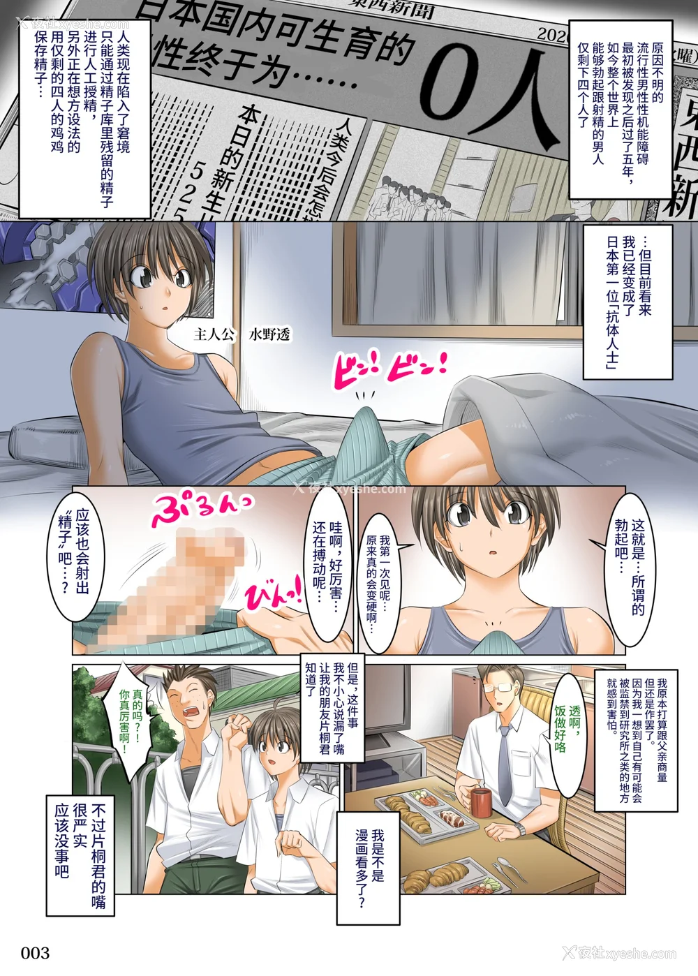 3P - [絵援队 (酒呑童子、シュテン)] 仆以外インポの世界系列 1-5 [中国翻訳][粗码]