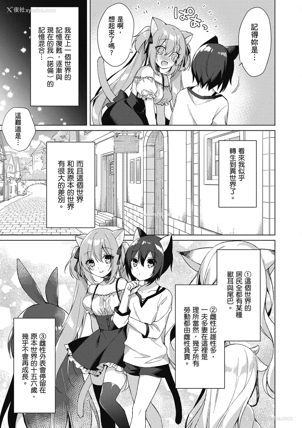 15P - [空维深夜] 我理想的异世界生活 转生后在满是兽耳娘的世界开后宫 1
