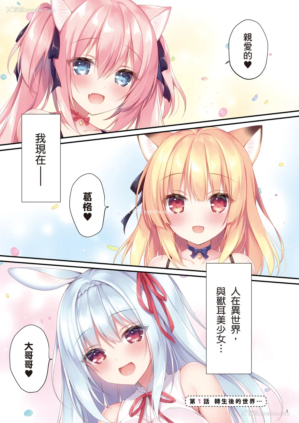 3P - [空维深夜] 我理想的异世界生活 转生后在满是兽耳娘的世界开后宫 1