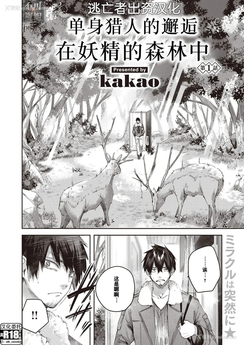 12P - [kakao] 独身ハンターの出逢いはエルフの森で【単行本版】[中国翻訳]