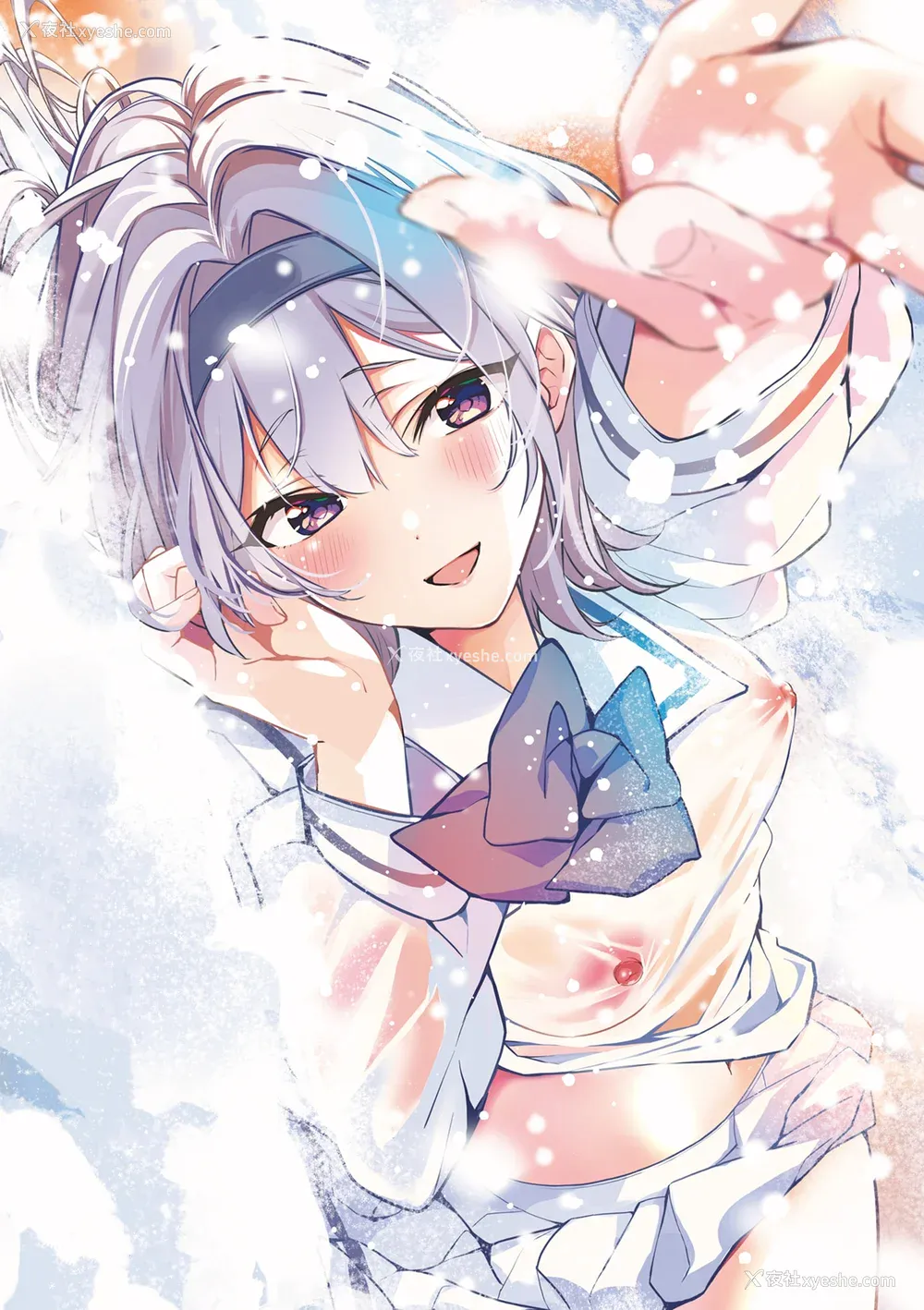 4P - [波乗かもめ] 雪ふって、恋かたまる｜雪花飘落、恋情加温 [中国翻訳] [DL版] [无修正]