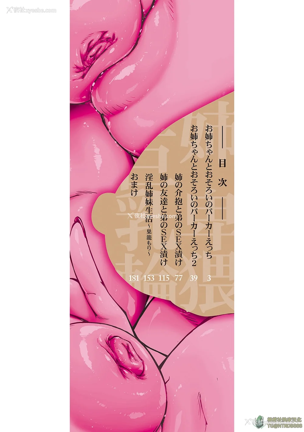 3P - [青妬かげ] お姉ちゃんの卑猥な巨乳轮 [橄榄社汉化]