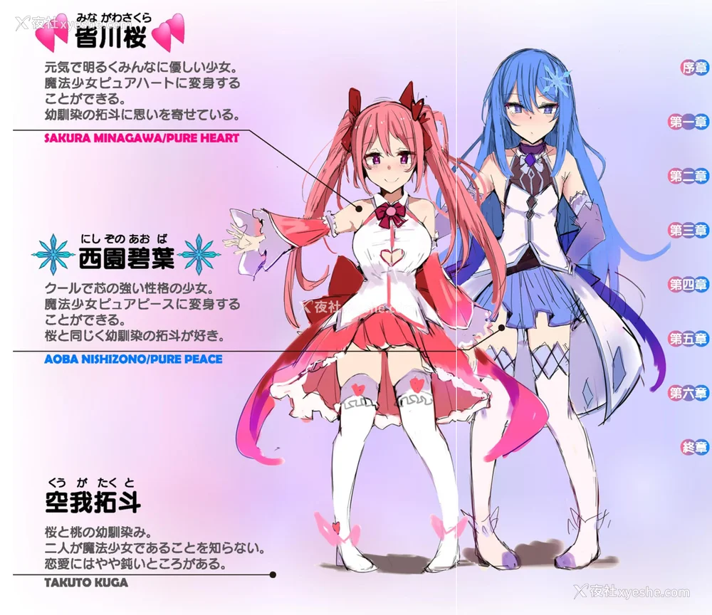 3P - [でんぱゆっくり] 魔法少女マジピュア～NTR调教に堕ちるW魔法少女～ THE COMIC 第1~11话 [中国翻訳][疏码][逃亡者×真不可视汉化组][DL版]