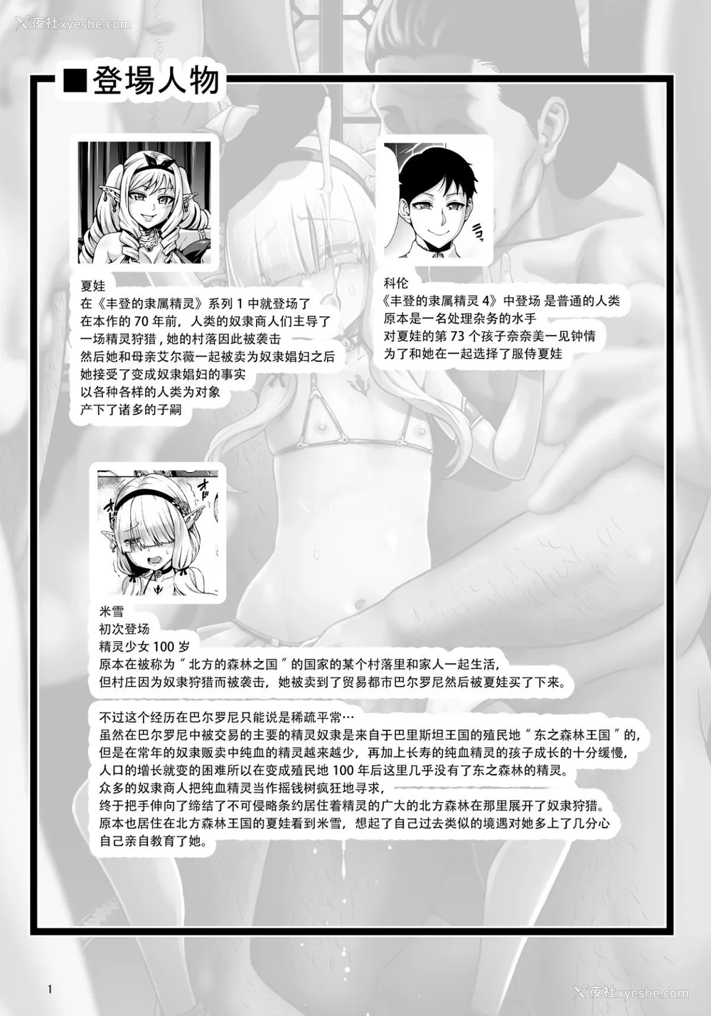 246P - [青豆腐(ねろましん)]豊穣の隷属エルフ Ⅰ-Ⅶ & Aft,IF线,小说特典 元奴○エルフの秘め事  [DL版][中国翻訳][疏码]