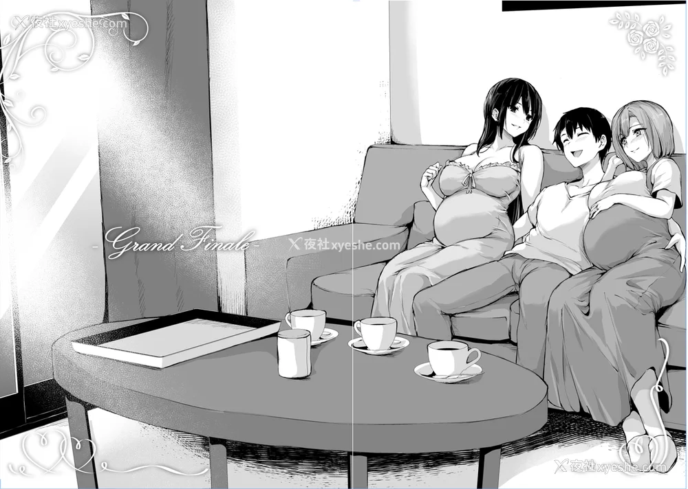 228P - [しまぱん (立花オミナ)]巨乳が2人いないと勃起しない夫のために友达を连れてきた妻 -総集编-(1~3 后日谈)[中国翻訳][无修正]