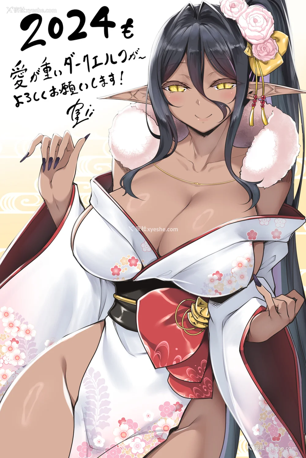 219P - [In The Sky (中乃空)]ちょっとだけ爱が重いダークエルフが异世界から追いかけてきた -総集编(1~5 特典)-[中国翻訳][DL版]