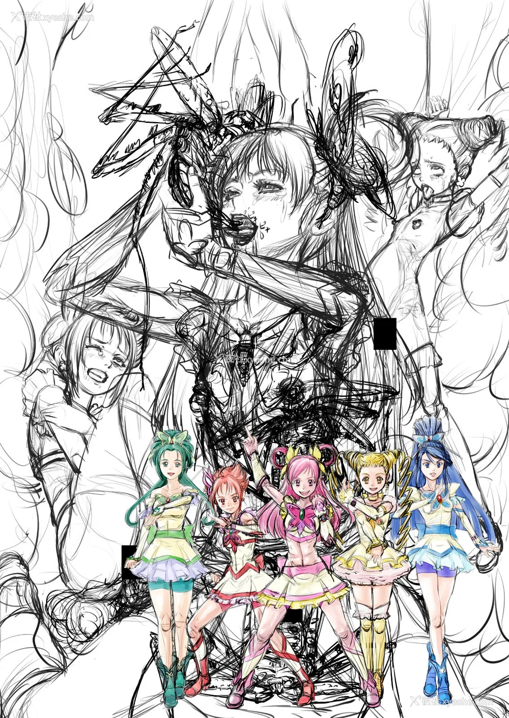 48P - [重力式拥壁 (ダム)]Shock触ごブリギュア 1~5(プリキュアシリーズ)[中国翻訳][粗码][不咕鸟汉化组]