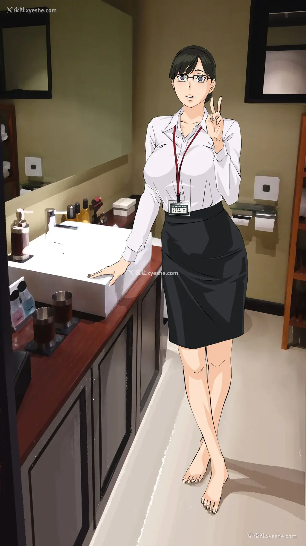 111P - [天野雨乃]巨乳女上司催眠肉人形 总集篇(1~4 特典)[中国翻訳][粗码]