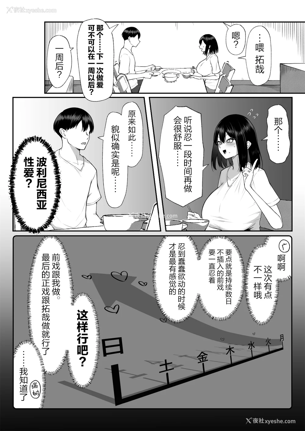 143P - [舞影 (美影)]十年の恋より一周间の性|一周的性爱胜过十年的爱情1‒3 ~Re-birth Week~[中国翻訳][疏码]
