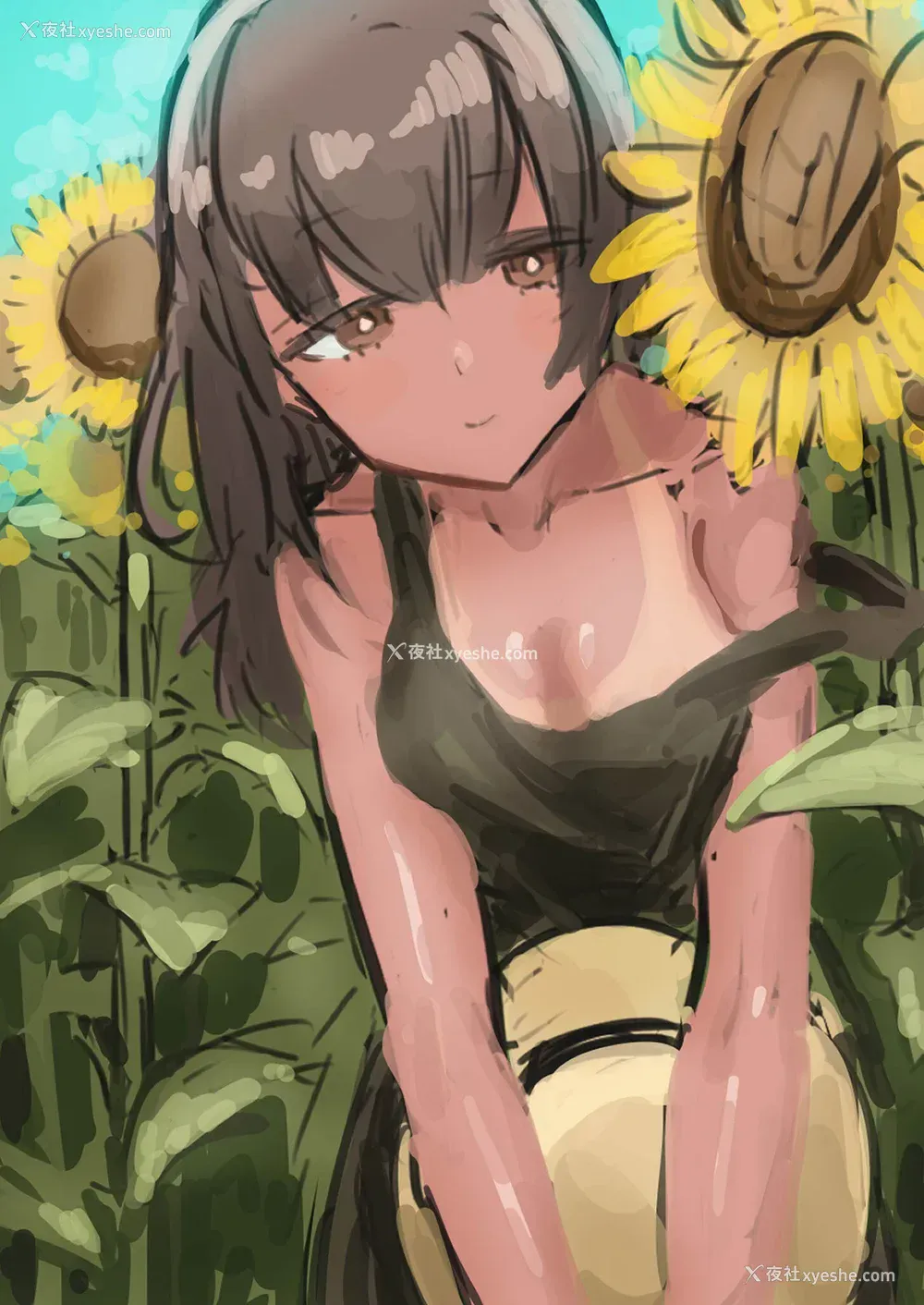174P - [即丸] 日焼け美少女が诱惑してくるんだが [DL版] [不太会说话汉化]