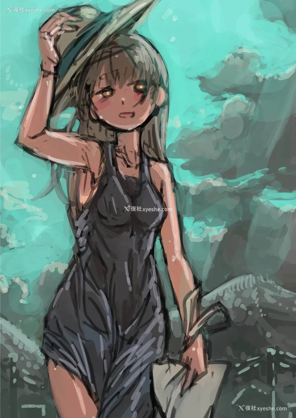 179P - [即丸] 日焼け美少女が诱惑してくるんだが [DL版] [不太会说话汉化]