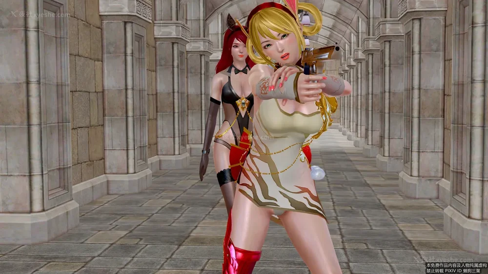 54P - 枪神纪 性感女特工败北白给