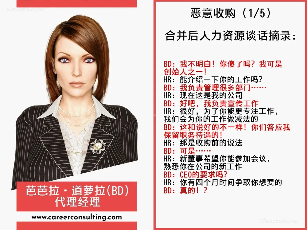 恶意收购（K记翻译）