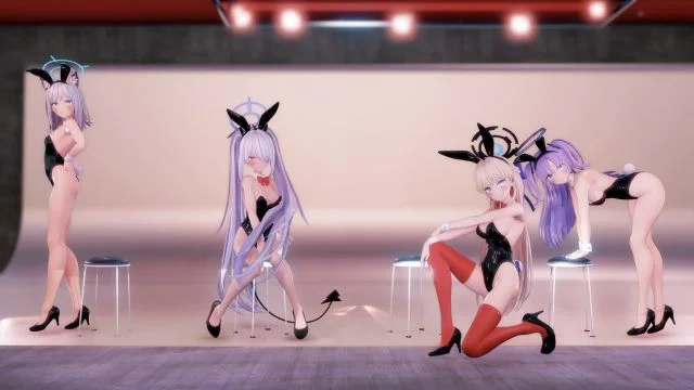 ブルアカ４人娘でRollin’C