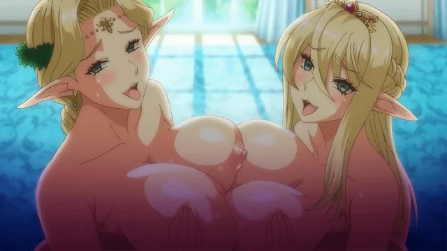 OVA 巨乳エルフ母娘催眠 ＃1 エルフの国を蹂躙する男。汚された女王と姫 [中文字幕]