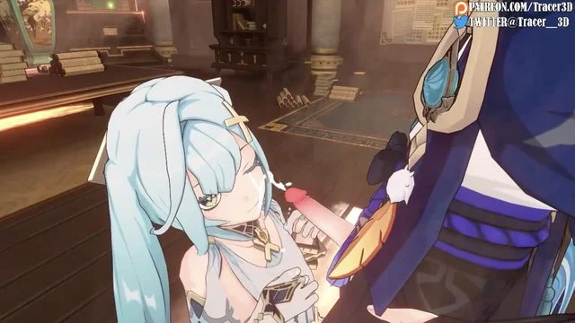 Faruzan &amp; Wanderer Genshin Impact 珐露珊 流浪者 原神 60 FPS