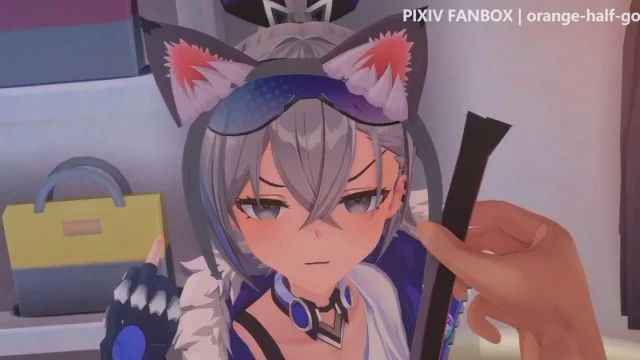 Silverwolf: I asked you to come out and go shopping with me, not to do this!