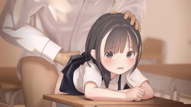 教室で