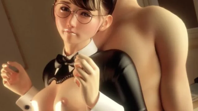 无防备な逆バニーちゃんを后ろからぬるぬる