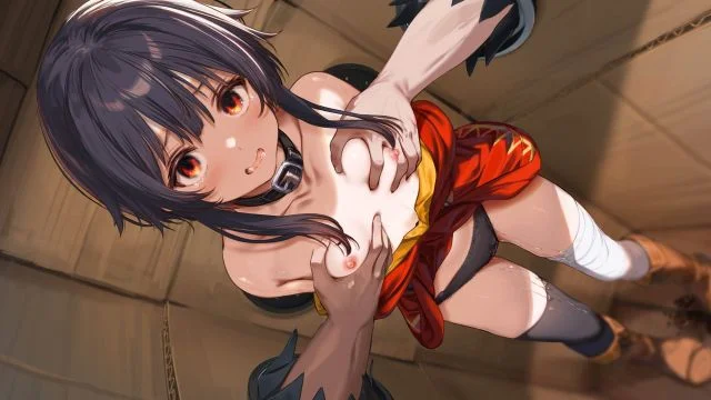 [秘密の握手会编]めぐみんとカズマのえっちなアレコレ　ヤッてみた！[えっち动画特别版！]