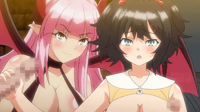 サキュバスコネクト！ 第4话 唯奈の一日ウェイトレス み～んなまとめてぶっかけサービス [中字后补]