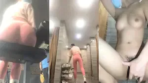 【云妹妹】，健身房女神，换衣间内自慰，极品魔鬼身材，满分好评，自慰呻吟刺激